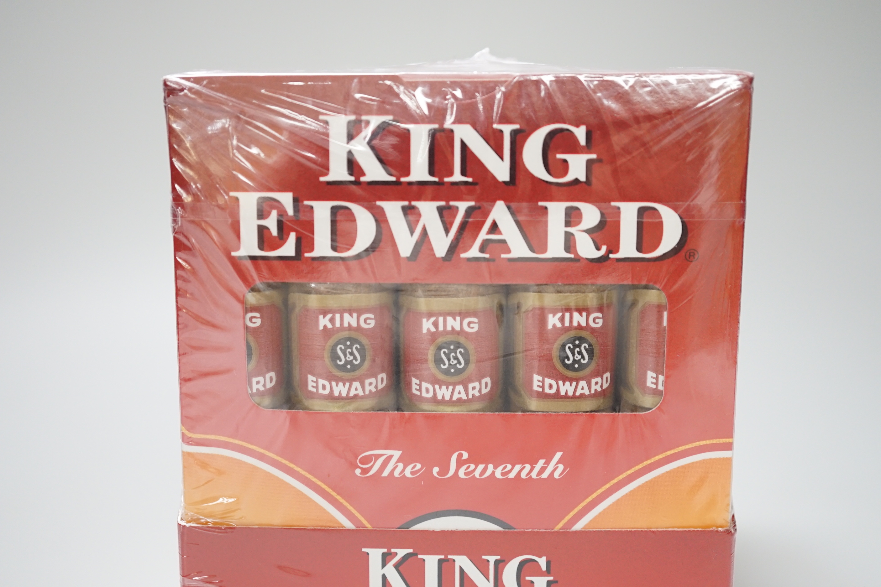 A sealed box of 50 King Edward Imperial cigars